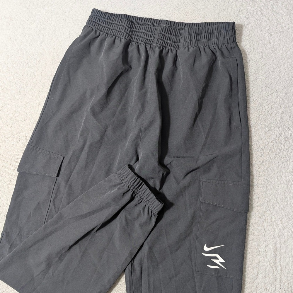 NEW 3 Brand‎ Joggers Boys XL 25/28 Gray Stretch Cargo Pants 196923200488